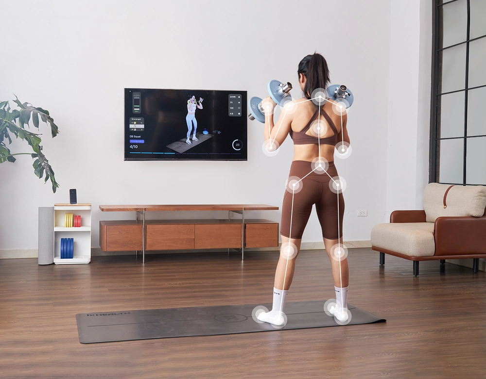 Trải nghiệm tập luyện IXFIT trực tiếp trước TV tại nhà